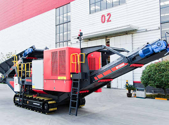 紅星履帶移動破碎篩分站，行走的破碎制砂廠！無需基建，投資成本更低！